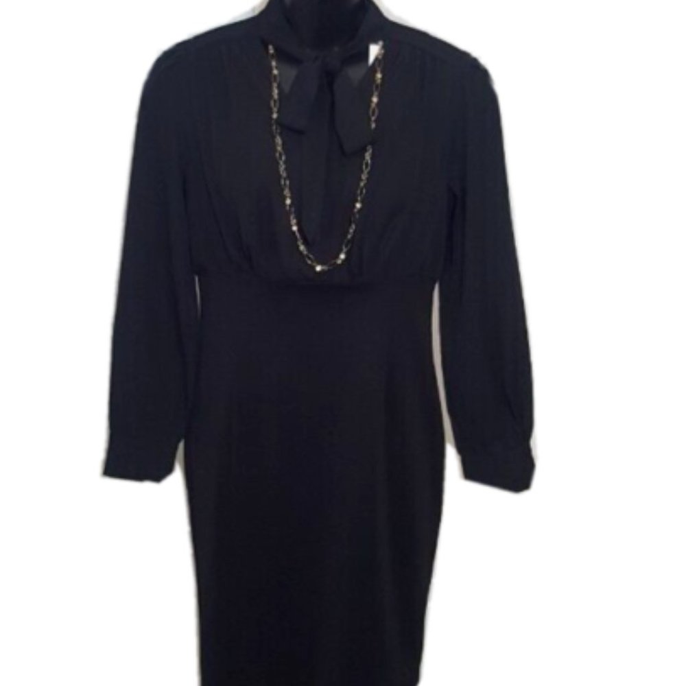 New GRACE KARIN Women's Long Sleeve V Neck Business Dress Size M Black